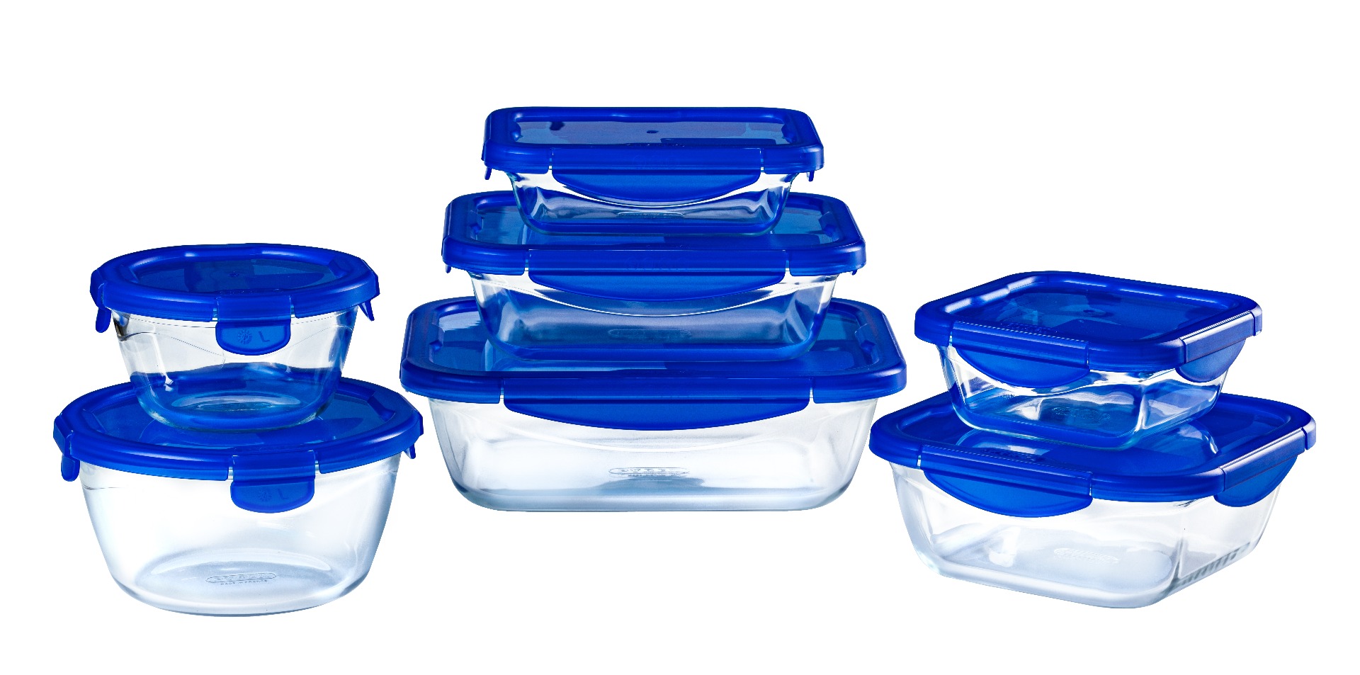 Pyrex Cook & Go - lot de 7 plats de conservation 