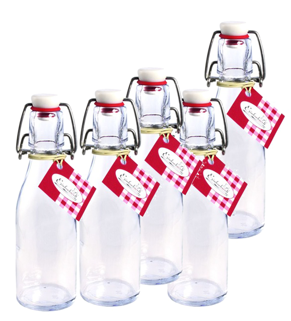 Einkochwelt - boite - 12 bouteille - rond - bouchon mécanique - 200 ml - par palette - 84 boites 