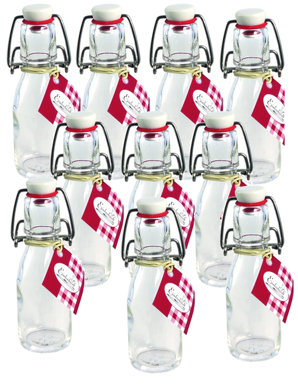Einkochwelt - boite - 12 bouteille - rond - bouchon mécanique - 100 ml - par palette - 160 boites 