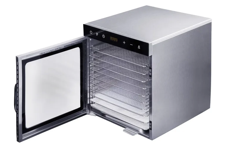 Déshydrateur Alimentaire Wartmann WM-2206 - 6 Plateaux Inox 500W, Séchage Fruits Et Légumes Maison